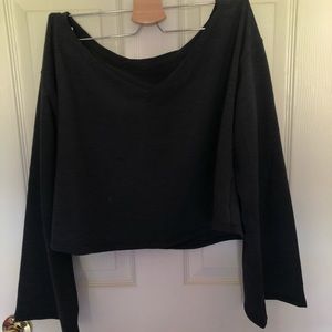Lululemon bell sleeve crop sweater